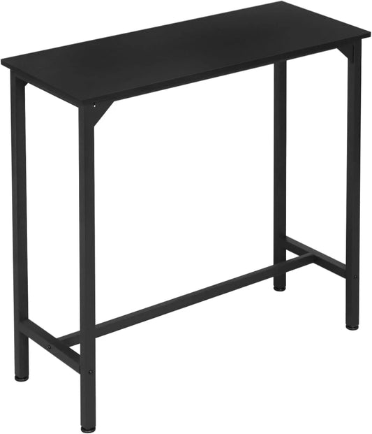 Eugad Bartisch, hoher Konsolentisch – Schwarz – 100 x 40 x 100 cm