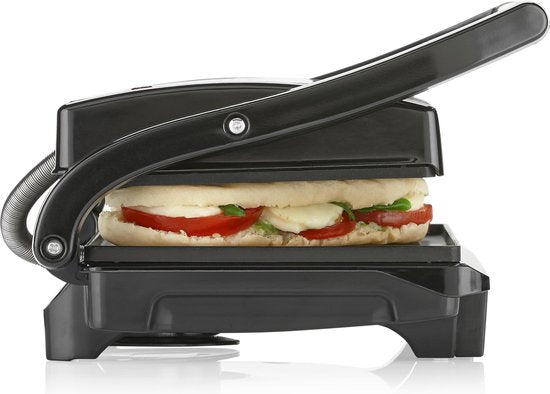 Tristar Kontaktgrill – GR-2846 – 700 W – Sandwichtoaster – 22,5 x 14 cm Grillfläche – Aluminium