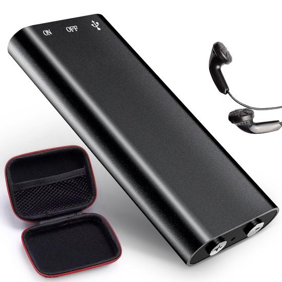 GarpexÂ¬Ã† USB-Abhörgerät - Lauschangriff - Spionage-Recorder - Diktiergerät - Sprache - Großer Speicher - 16GB