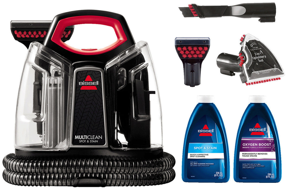 BISSELL MultiClean Spot & Stain – Fleckenreiniger – 330 W – 1,4 l – mit Schlauch