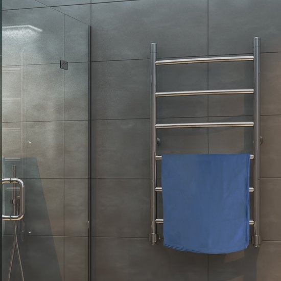TRVLMORE Mikrofaser-Reisehandtuch-Set - 2 Stück - Klein (40 x 80 cm) & Groß (76 x 150 cm) - Mikrofaser - Dunkelblau