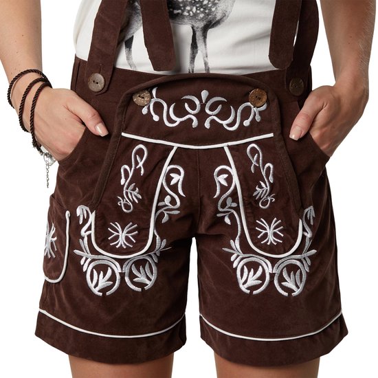 Dressforfun Lederhose Weißensee XL - Faschingskostüm Kostüm Halloween Kostüm Fasching Kostüm Karneval Party Kostüm - 302803