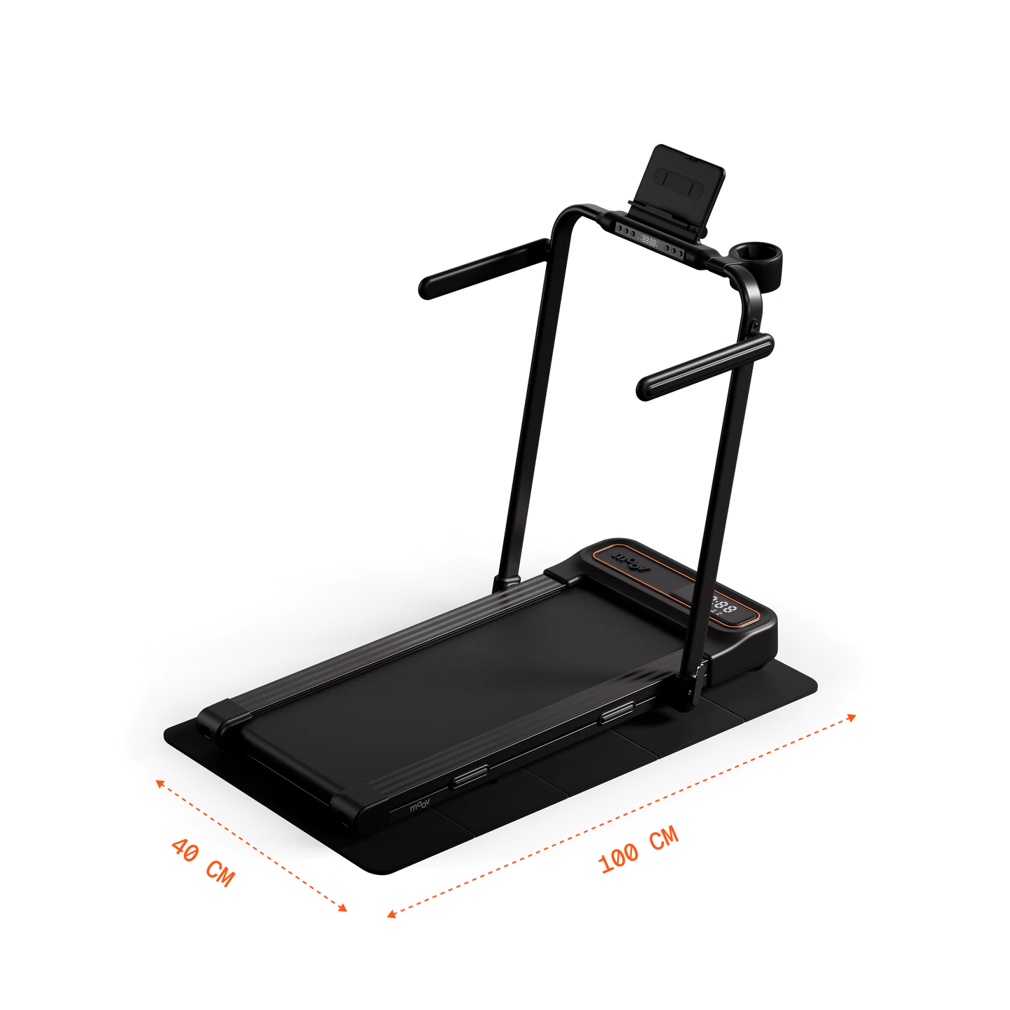 Moov Walk – Kompaktes Laufband für zu Hause mit Bluetooth und 12 Trainingsprogrammen