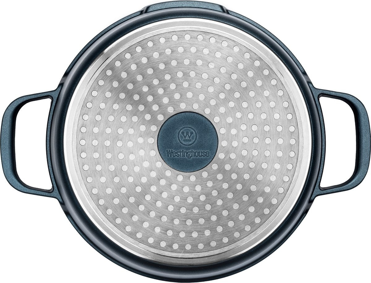 Westinghouse Performance Series Stielkasserolle - Kochtopf - Backofen geeignet - 28 cm - Blau
