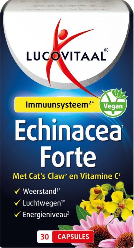 Lucovitaal Echinacea Forte mit Katzenkralle, 30 Kapseln
