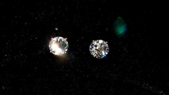 Yolora Damen Ohrringe mit Kalpa Camaka Kristalle - Rose-farbig - 18K Rose Gold Plated - Damen Ohrringe Rose Gold - Schmuck - Exklusive Geschenk-Box - Muttertag Geschenk