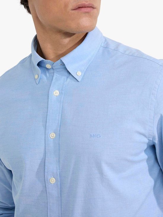 McGregor Hemd Oxford Hellblau - Größe M - Männer - Hemden Casual