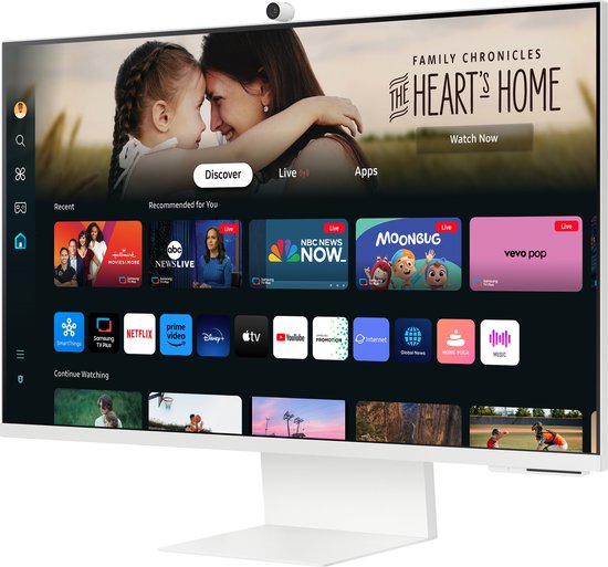 Samsung Smart M8 LS32DM801UUXEN – 4K-Smart-Monitor – Apple AirPlay – Tizen – WLAN – 32 Zoll