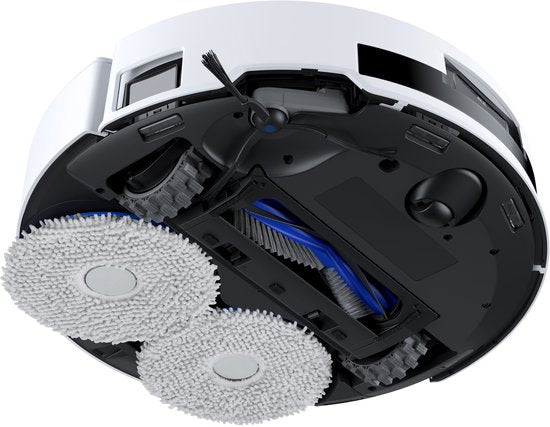 ECOVACS - DEEBOT T50 Max Pro Omni Gen 2 – Staubsauger- und Wischroboter – 18.500 Pa Saugkraft – Selbstreinigender Staubsaugerroboter mit Warmwasser-Wischsystem – Automatische Entleerungsstation – Geeignet für Tierhaare