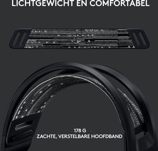 Logitech G733 LIGHTSPEED – Kabelloses Gaming-Headset – PS5/PS4 & PC – Schwarz