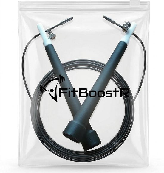 FitBoostR Verstellbares Springseil für Erwachsene – Professionelles Speedrope für Fitness, Boxen und Crossfit – 3 Meter