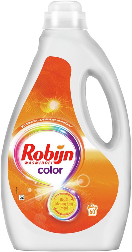 Robijn – Flüssigwaschmittel – Color – 60 Waschgänge