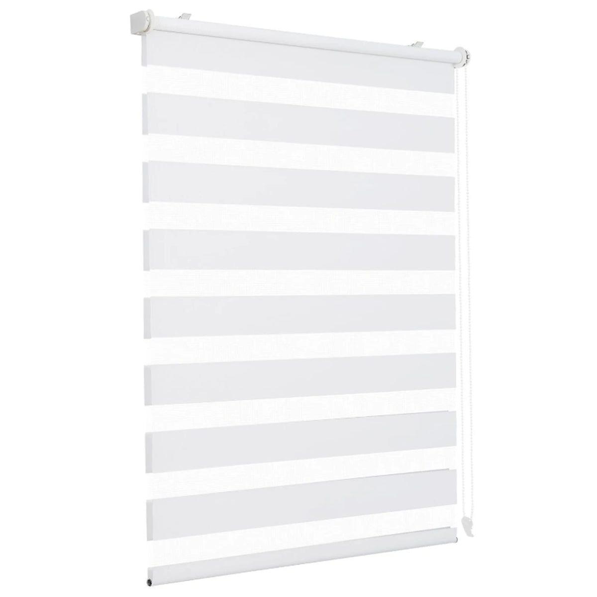 Sekey Duo-Rollo ohne Bohren – 45 x 150 cm – Einstellbarer Lichteinfall – Hitzeschutzbeschichtung – Weiß