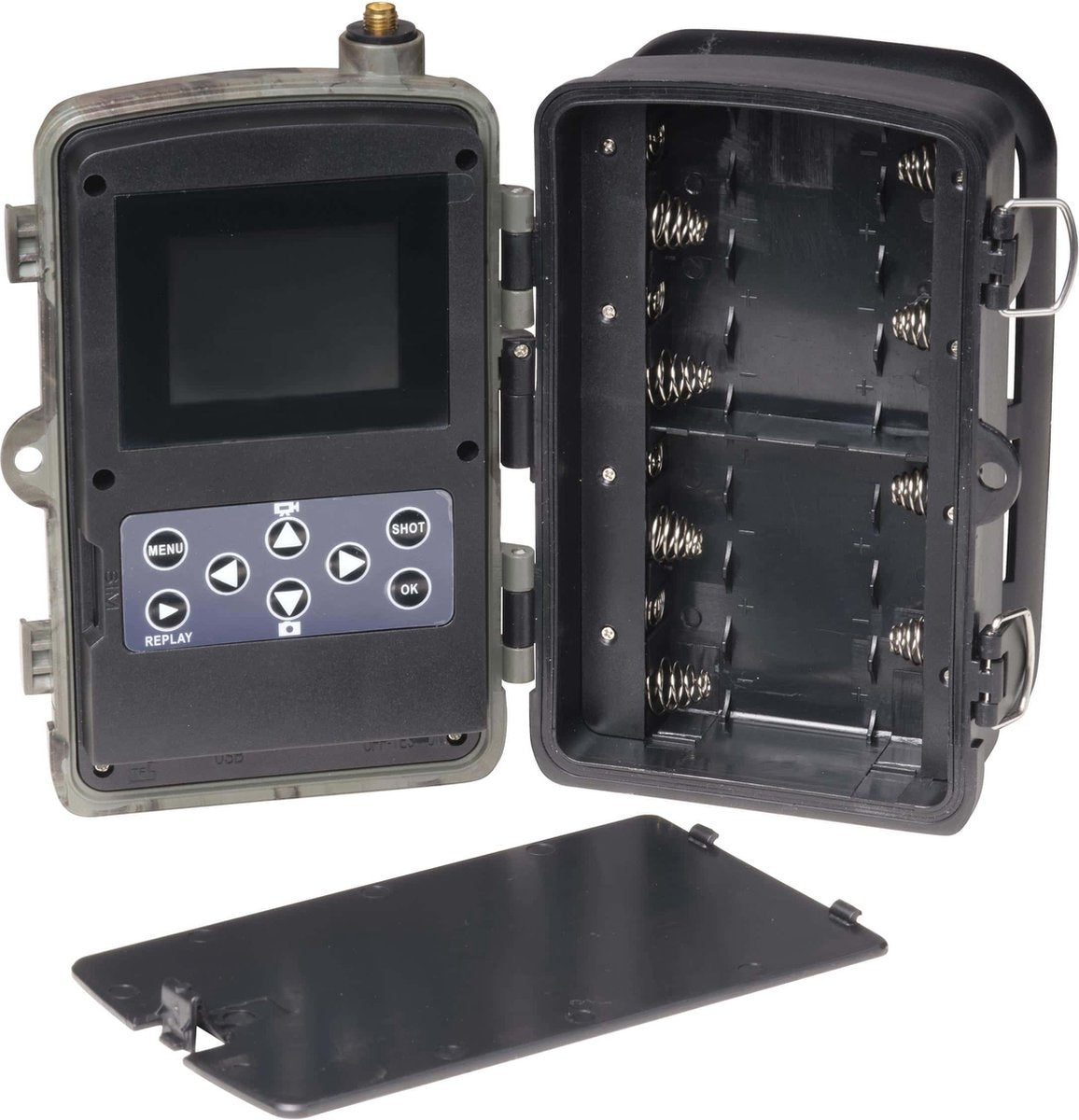 Denver Wildkamera mit Nachtsicht - Live-Bilder über 4G (APP) - CMOS Sensor - 30MP - Wasserdicht - WCL8040