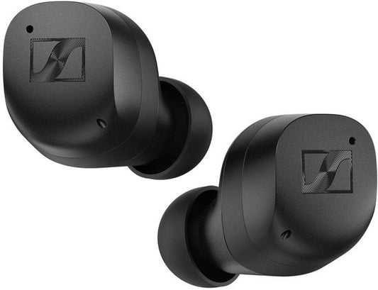 Sennheiser Momentum True Wireless 3 Ohrhörer – Bluetooth-In-Ear-Kopfhörer für Musik und Anrufe mit adaptiver Geräuschunterdrückung, IPX4, Qi-Ladefunktion, 28 Stunden Akkulaufzeit, Schwarz, 509180