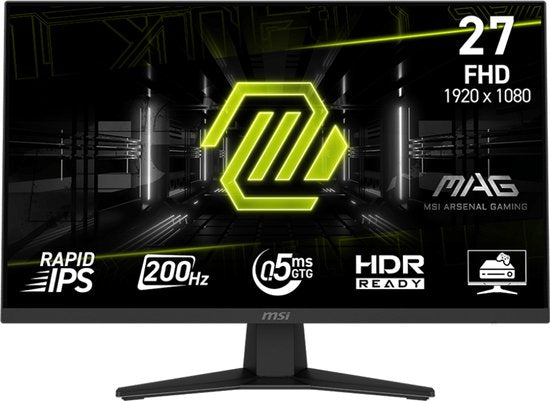 MSI MAG 274F – Full-HD-Gaming-Monitor – Rapid IPS – 200 Hz – 27 Zoll