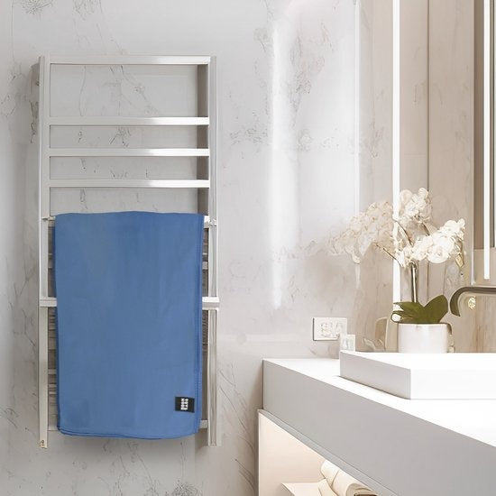 TRVLMORE Mikrofaser-Reisehandtuch-Set - 2 Stück - Groß (75 x 150 cm) & Extra Groß (90 x 180 cm) - Mikrofaser - Dunkelblau