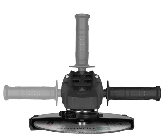 VONROC - Winkelschleifer - 2350W - Ø230mm - 5800 U/min - inkl. Seitengriff für Links- und Rechtshänder - 3 Meter Gummikabel - exkl. Schleifscheibe