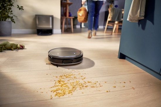 Staubsaugerroboter mit All-in-One-Dockingstation - PHILIPS - XU9100/10 - 9000 series - 8000 Pa - ≤ 66 dB - Metall