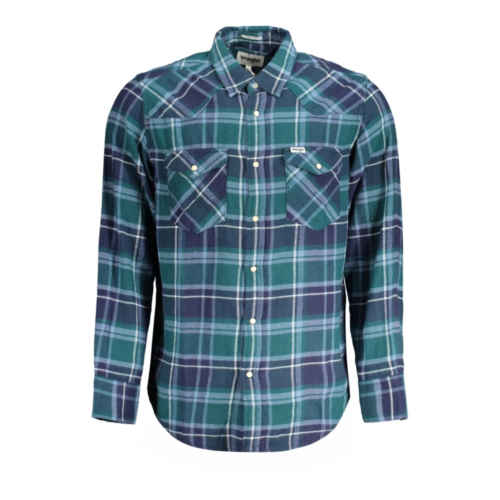 Wrangler - 2XL - Westernhemd - Grün