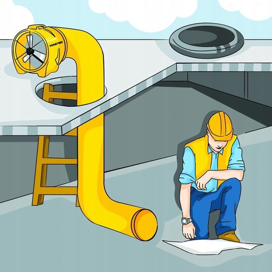Master Profi-Bauventilator – 7800 m³/h – 750 W – BL8800