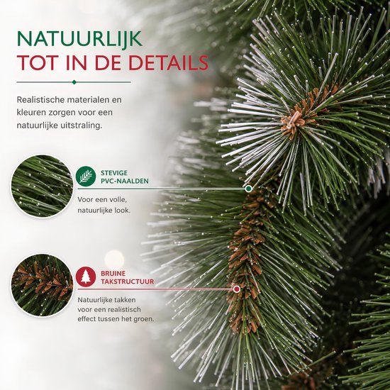 Triumph Tree Pittsburgh Kunstbaum Grün – Weihnachtsbaum mit üppiger Optik und 812 Zweigen – Weihnachtsdekoration für den Innenbereich – Rund mit Stecksystem – H 215 x Ø 117 cm