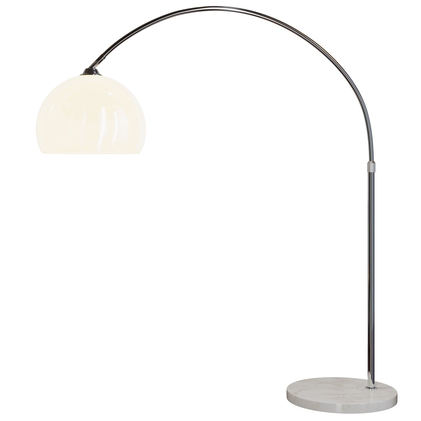 DBA Stehende Bogenlampe -220cm verstellbar mit Marmorsockel