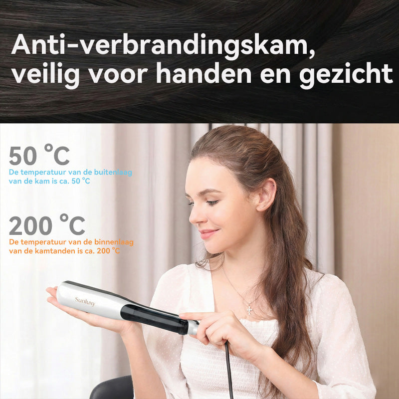 Sunluxy KD880 Styling-Kamm mit Dampf