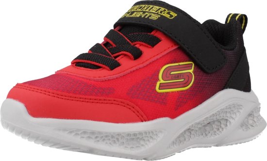 Skechers Meteor-Lights – Krendox 401495N-RDBK, für Jungen, Rot, Sneaker, Sportschuhe, Größe: 25
