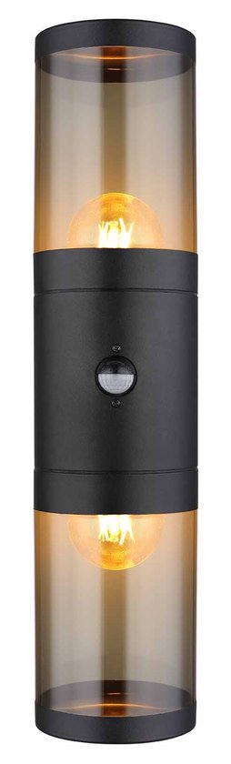 Globo Wandleuchte Xeloo - schwarz - Metall - 32014-2BSS