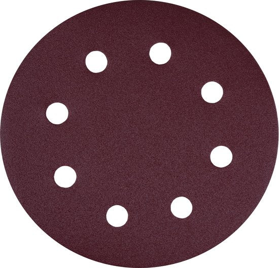 VONROC Schleifpapier-Set - 180MM - 25 Stück - Für Schleifmaschinen - Inkl.
