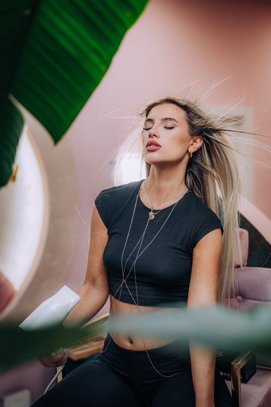Sansbeauté® Haartrockner mit Diffusor - Locken - 110.000 U/min - Ionen-Haartrockner mit Bürste - 3 Stufen - 3 Aufsätze - Reisehaartrockner - Coolshot - Haartrockner mit Diffusor - Haartrockner - 2000W - EssentiaPRO®