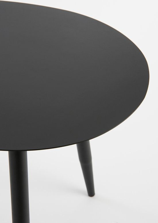 Mica Decorations Beistelltisch - 2er-Set - L80 x B60 x H47 cm - Metall - Schwarz