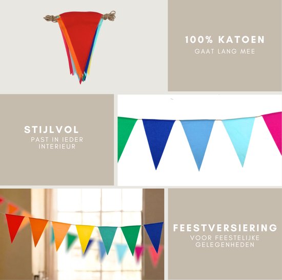 a sunny day birthday girlande - fahnenleine stoff geburtstag - geburtstagsdekoration - 100% baumwolle - geburtstagsdekoration - nachhaltige partydekoration - stoffgirlande - fahnenleine 10 meter - fahnenleine bunt - geburtstagsdekoration