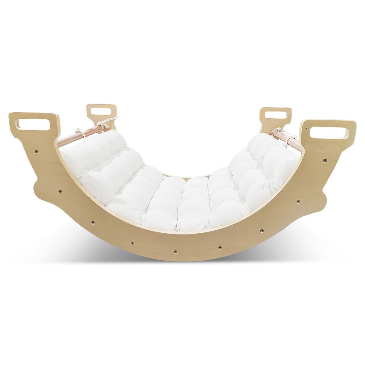 Coast Kletterbogen mit weichem Kissen - Holz - 81 x 50 x 38,5 cm - Naturfarbe