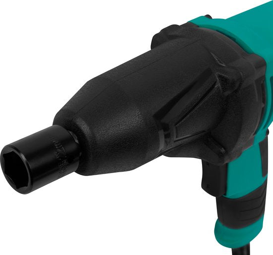 VONROC Schlagschrauber 950W - 600Nm - 1/2" Aufnahme - Inkl. 4 Steckschlüsseleinsätze - 4m Kabel - Softgrip - geeignet für Reifenwechsel