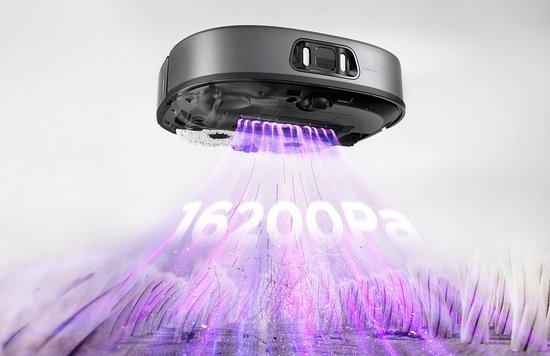Eureka J15 Pro Ultra Black – Staubsaugerroboter mit Wischfunktion – selbstreinigend – intelligente Navigation