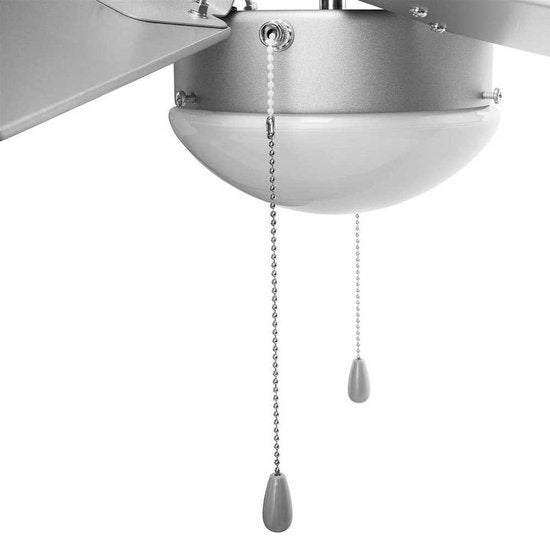Deckenventilator Tristar VE-5810 – Deckenventilator mit Zugschnur – 3 einstellbare Geschwindigkeitsstufen – Ø 76 cm – Weiß