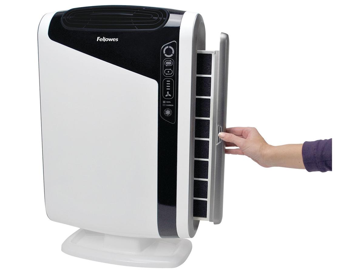 Fellowes AeraMax DX95 Luftreiniger – Leiser Betrieb – Weiß – 43 m²