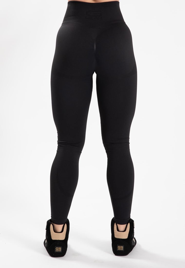 Gorilla Wear Olivia nahtlose Leggings - M/L - Schwarz