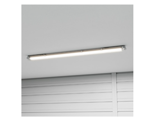 LED - Leuchtstoffröhre - 120cm - IP65 - Edelstahlklemmen