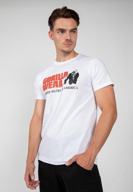 Gorilla Wear Classic T-Shirt – Weiß – 3XL
