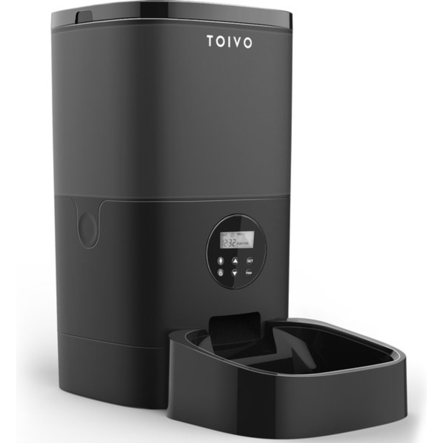 Toivo Automatischer Futterspender - 4L Pro - Für Katzen und Hunde - Mit Batterie - Schwarz