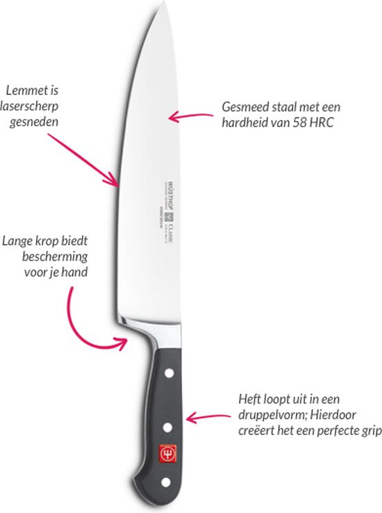Wusthof Classic – Brotmesser – 23 cm – Edelstahl