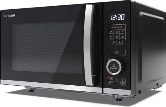 Sharp YC-QS204AE-B Flachmagnetron – 800 W – 20 l – schwarz