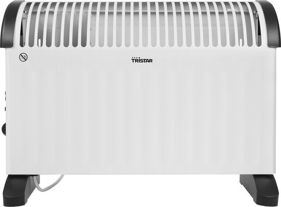 Tristar KA-5166 Konvektorheizung – 3 Heizstufen – Einstellbarer Thermostat – Turbo-Funktion – 750 W – 1250 W – 2000 W – Gebläsestufe