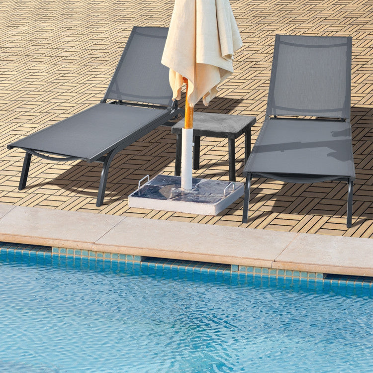 Coast Terrassenfliesen Akazienholz 30,5 x 30,5 x 2,5 cm (10 Stück) - gerade