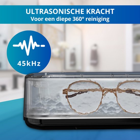 Ultraschallreiniger - 650ml - Brillenreiniger - Schmuckreiniger - Uhr - Zeri