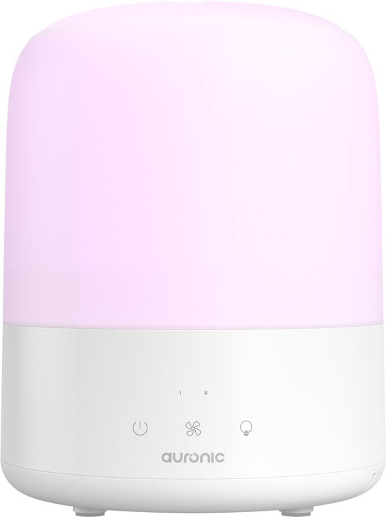 Auronic Luftbefeuchter - 1.9L - Geeignet für Schlafzimmer, Babyzimmer, Büro, Wohnzimmer und mehr - BPA-frei - Weiß