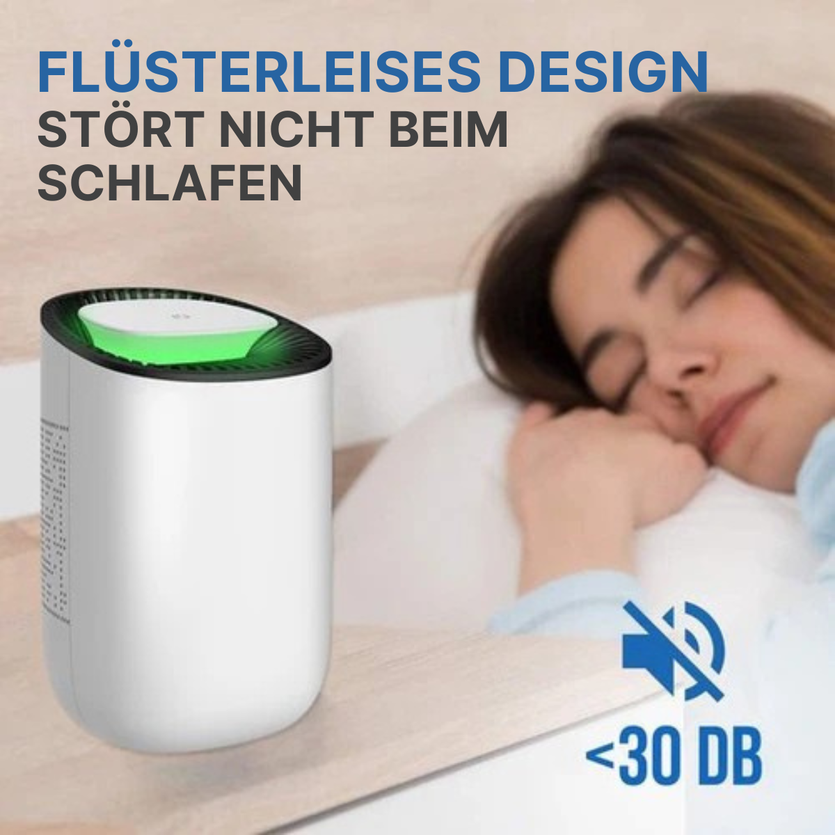 Strex Luftentfeuchter - Extrem leise - 600ml/Tag - Geeignet für Haus/Schlafzimmer & Büro - Weiß